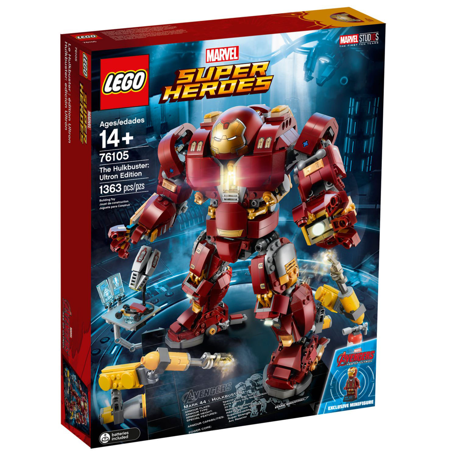 LEGO The Hulkbuster: Ultron Edition 76105 Set